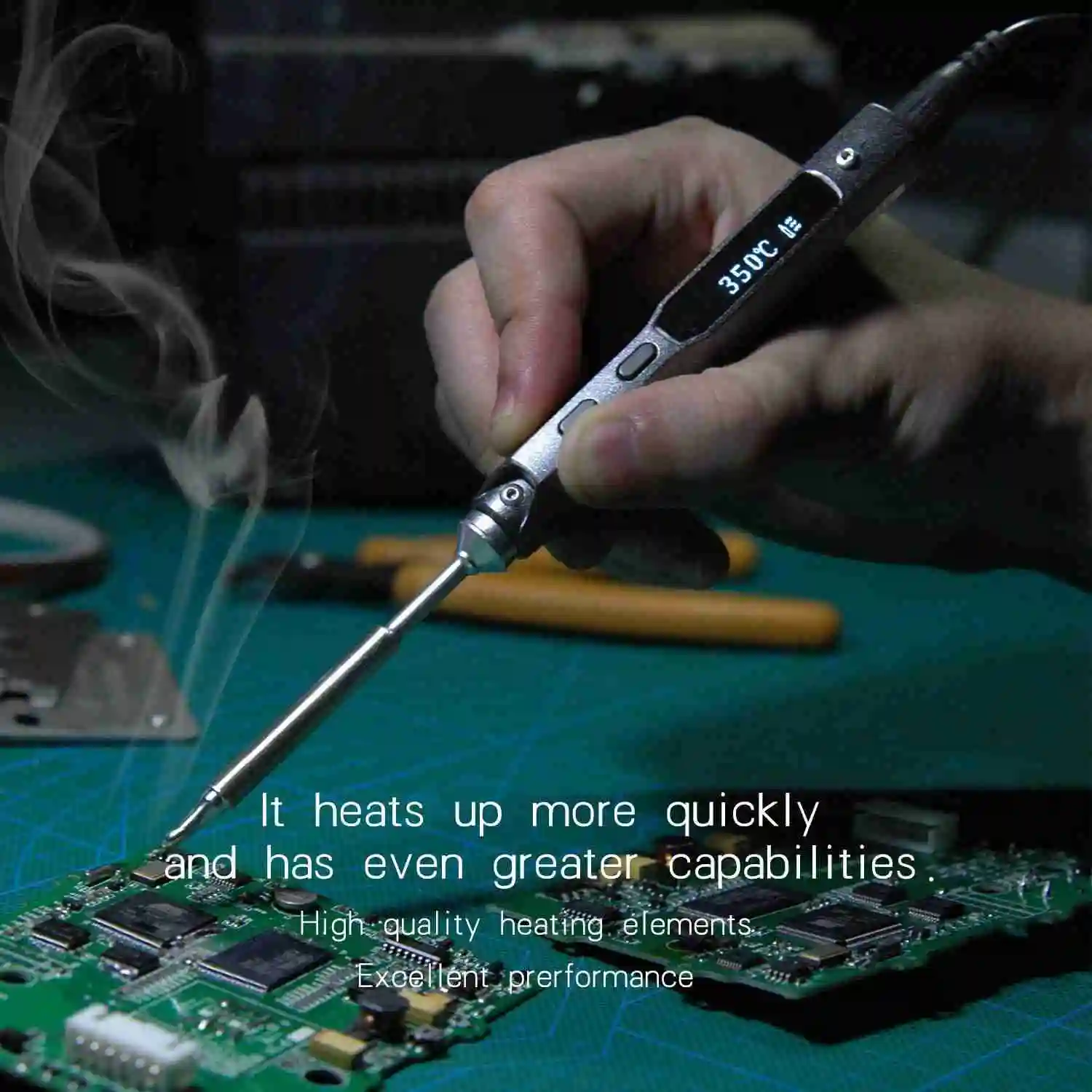 

Upgraded TS100 Digital OLED Programmable Pocket Smart Mini Outdoor Portable Soldering Iron Station Kit Embedded Welding Iron Set
