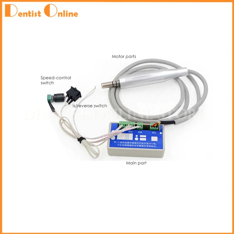 Dental Unit Built-in 50000 RPM Brushless Micromotor non-carbon Micromotor Polisher Electric Grinder