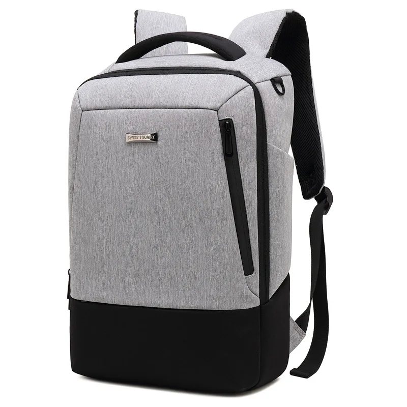 

Abay 2019 New Multifunctional USB charging business Laptop shoulder bag Oxford Cloth Waterproof Backpack