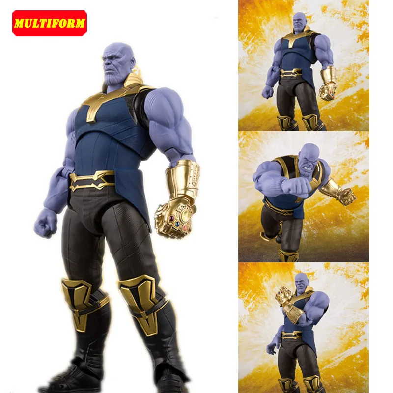 

Comicave Studio Marvel Legends Series Avengers Infinity War Titan Hero Series Movie Thanos PVC Action Figure Model Toy Doll D47