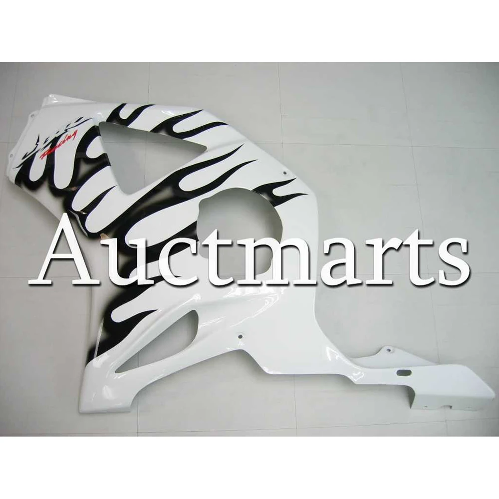 Белый черный пламени Cowling подходит для 2002 2003 Honda CBR900RR 954 ABS инъекции мотоцикл
