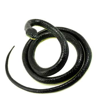 

Realistic Rubber Mamba Snake Model Toy Long Halloween Scary Props Toys S7JN