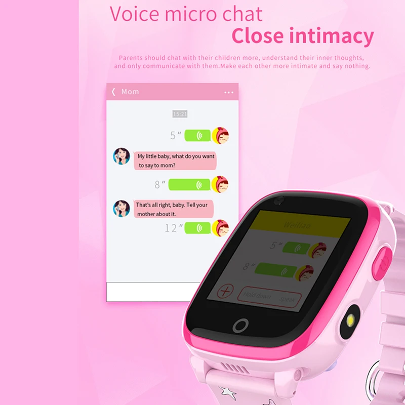  DF33 Smart watch 4G WIFI IP67 Waterproof GPS Children Baby Phone Smart Watch Cute SOS Location Trac