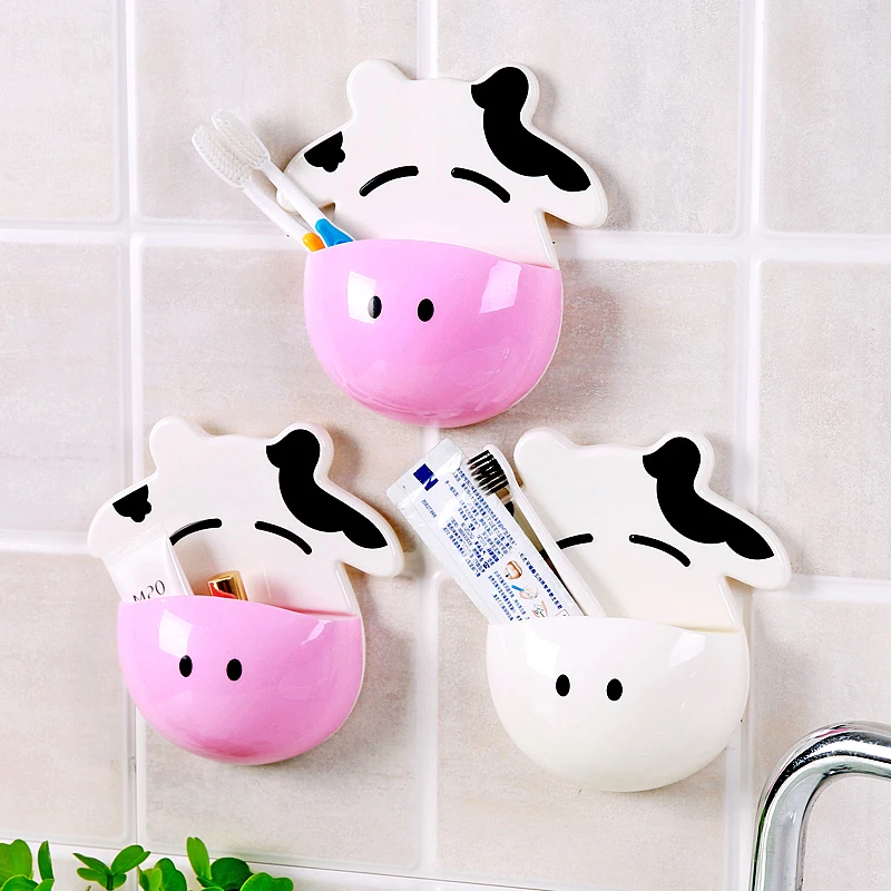 Suction Cup Sink Plastic Shelf Holder Toothbrush Soap Sponge Drain Rack Kitchen Sucker Bath Storage Tool | Дом и сад