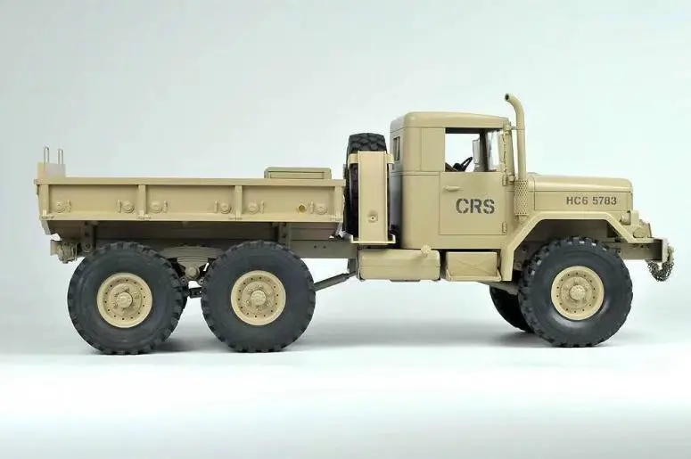 1/10 Масштаб RC 6X6 военный грузовик трактор Металлическое шасси Rock Cralwer 6WD VEN SCX10 осевой крест комплект