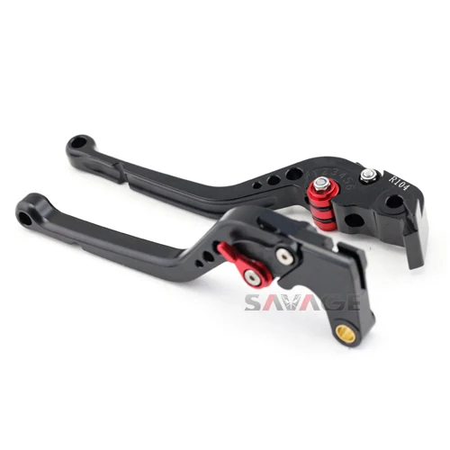 Для YAMAHA YZF-R1 2002-2003, YZF-R6 1999-2004, FZ1 2001-2005 Короткие/Длинные сцепные рычаги Аксессуары для мотоциклов регулируемый - Цвет: long black