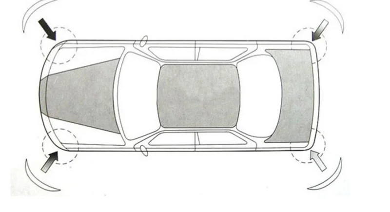 Универсальный автомобильный передний/задний/бампер анти-столкновения полосы стикер для TOYOTA RAV4 C-HR COROLLA CROWN eiz PRIUS COROLLA VIOS LAND