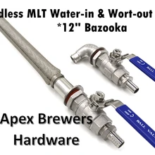 Бесшовных MLT сладкий сусла/воды в и сладкий сусла из комплекта, 1" Базука, 2 шт мяч Клапан, 1/" шланга, пивные Аппаратные средства