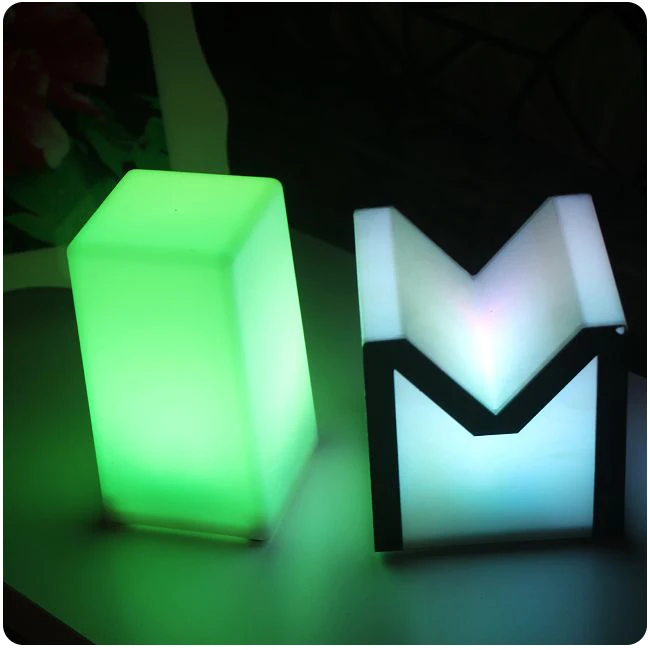 

Night club outdoor decoration party LED cube LED bar table lamp light Lumineux Lampe design for bar furniture Free Shipping 4pcs