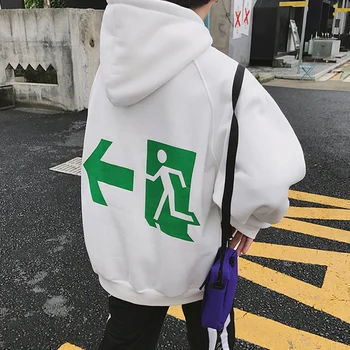 

Autumn Winter New Hoodies Men Fashion Fun Print Casual Large Size Stranger Things Pullover Long Sleeve Hooded Sweatshirt Man