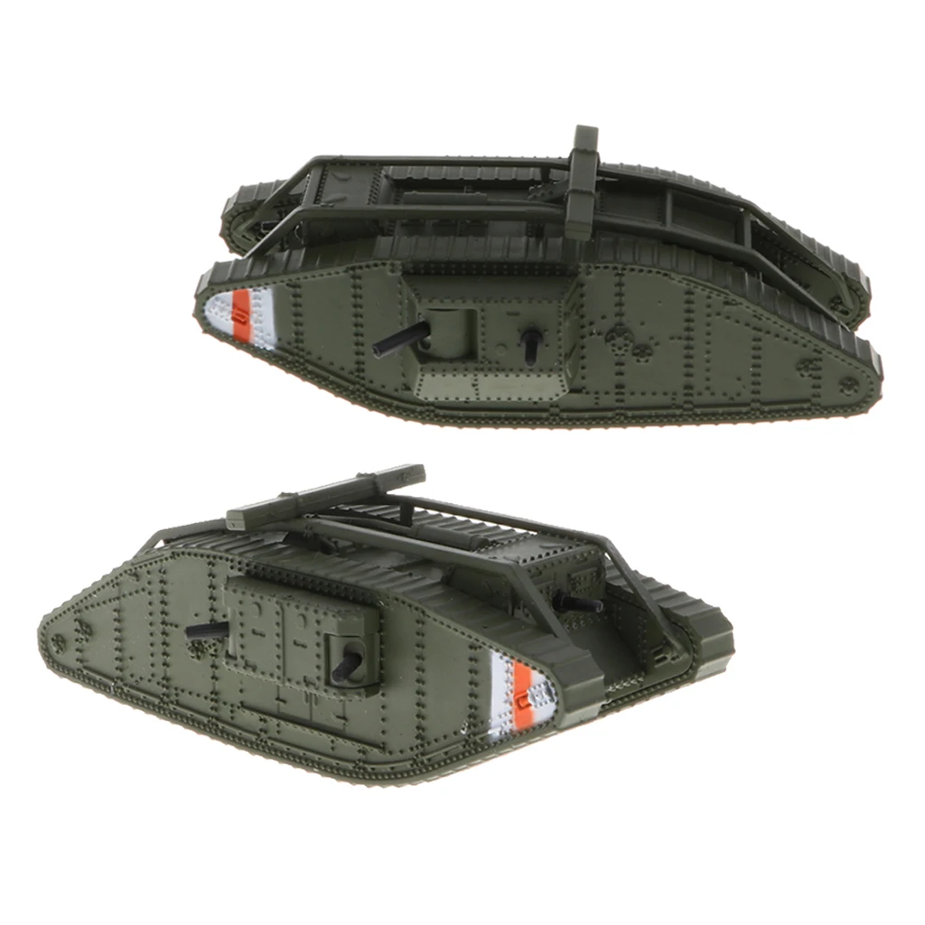 1/100 Diecast Britain MK.IV Male Tank Army Vehciel Model Toy Collectibles