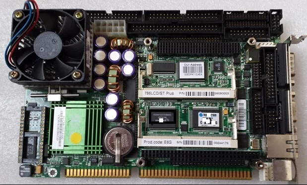 100% оригинальная материнская плата IPC ISA 786LCD/S Plus Промышленная полуразмерная карта