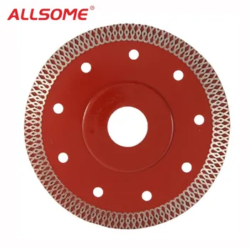 

ALLSOME 115mm Super Thin Diamond Saw Blade 1.5mm Thickness Cutting Disc for Ceramic Porcelain HT2316