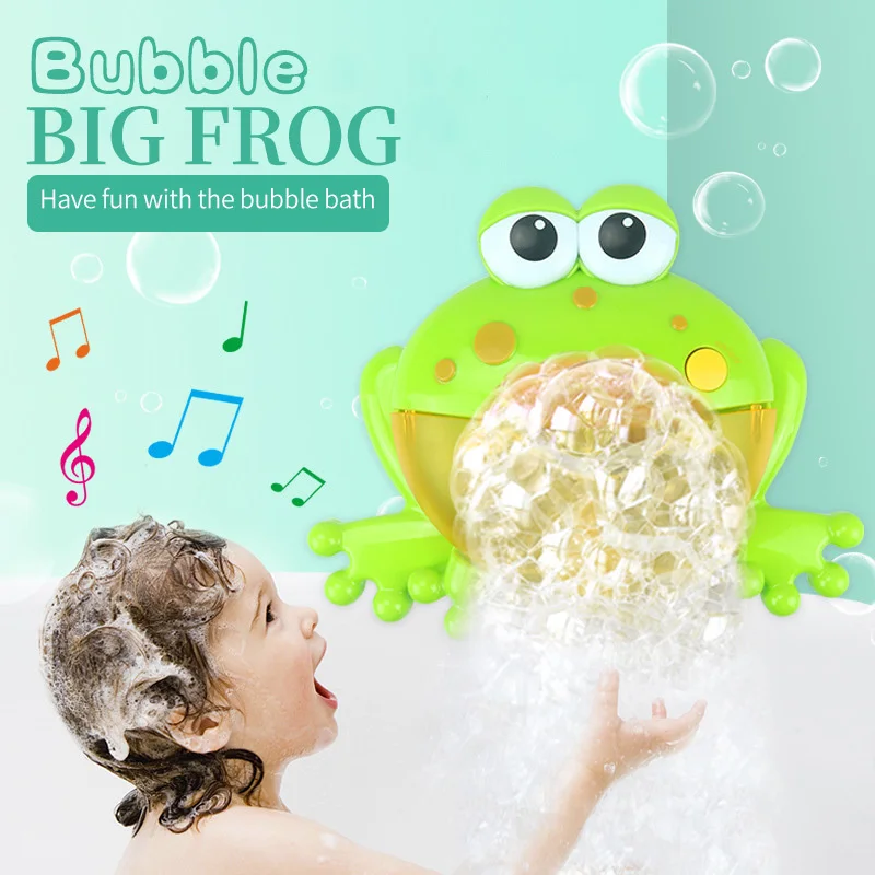 New Outdoor Bubble Frog&Crabs Baby Bath Toy Bubble Maker Swimming Bathtub Soap Machine Toys for Children with Music Water Toy New Outdoor Bubble Frog&Crabs Baby Bath Toy Bubble Maker Swimming Bathtub Soap Machine Toys for Children with Music Water Toy