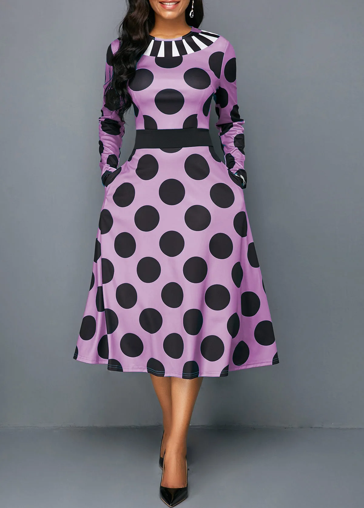 2019 плюс размер новый стиль африканская женская одежда Дашики модный принт эластичная ткань с длинным рукавом платье