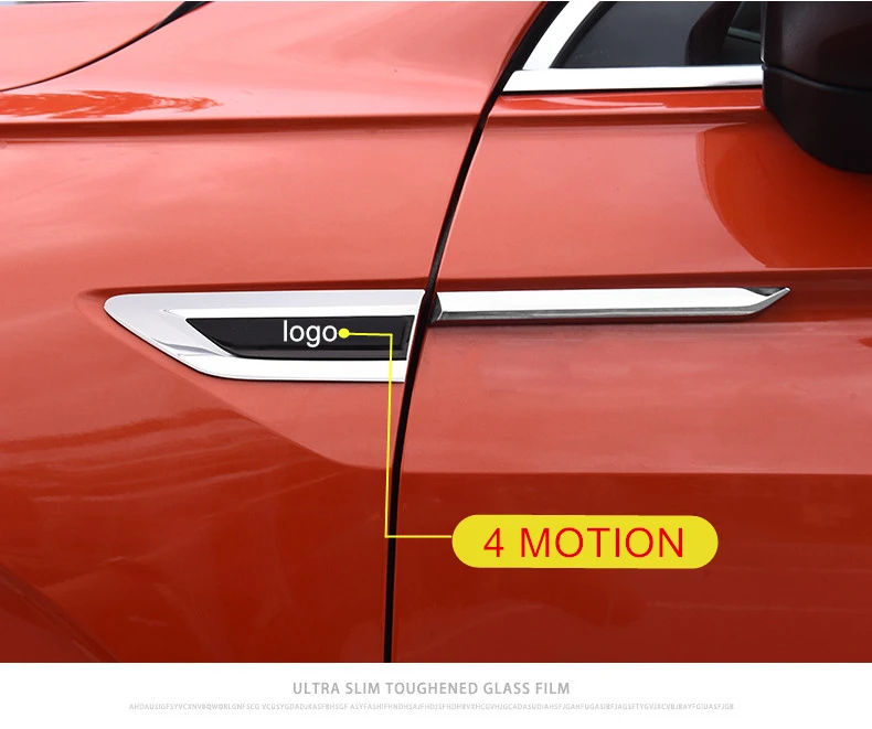 Для 2016 2017 2018 VW Tiguan mk2 4 Motion 4X4 оригинальная эмблема для крыла двери и крыла|Наклейки