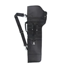 Black 600D Oxford Tactical Rifle Scabbard Military Long Gun Holster Pouches Case Hunting Gun Bag Assault Gun Storage Bag