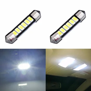 

AGLINT 10pcs LED Festoon C5W 39mm LED Bulbs 5730SMD 6LEDs Automotive LED Car Map Dome Light DC12V