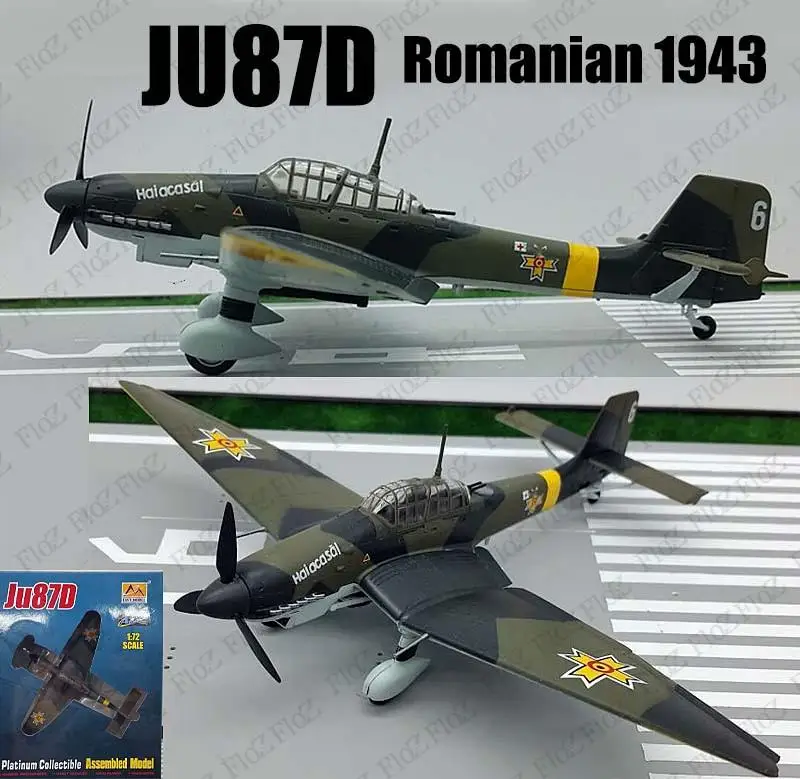 

WWII German Ju87D Stuka Romanian dive bomber 1943 1/72 non diecast plane Easy model