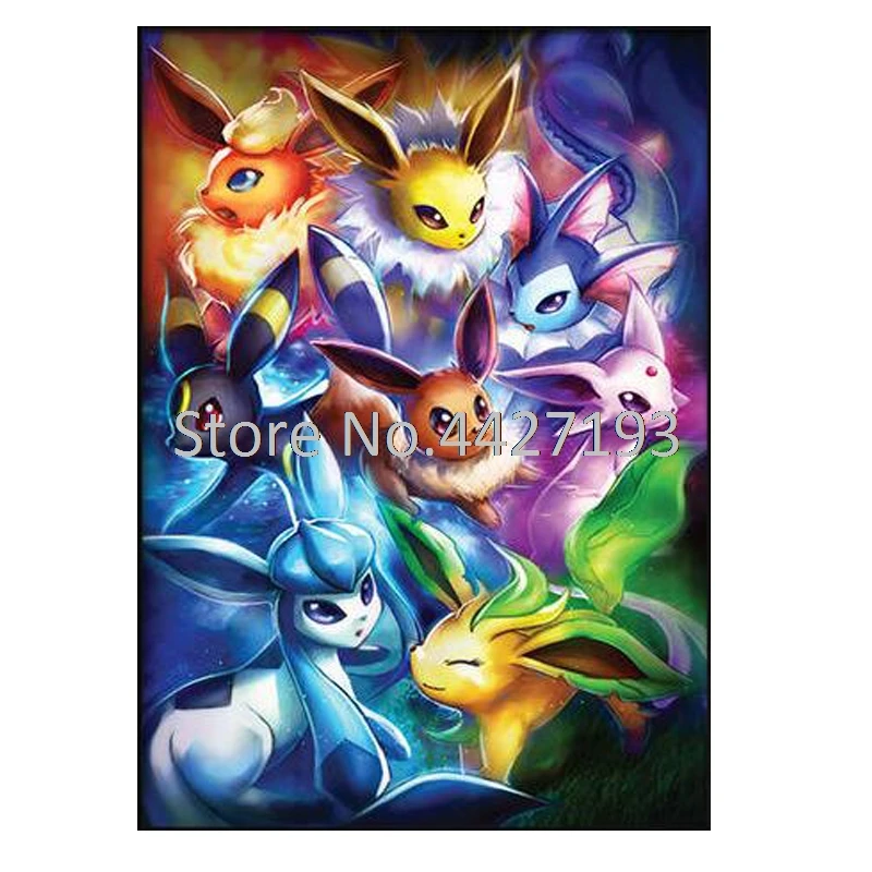 

Pokemon 5d Diy Diamond Painting Cross-stitch 3D Diamond Mosaic Needlework Crafts Diamond Embroidery cartoon
