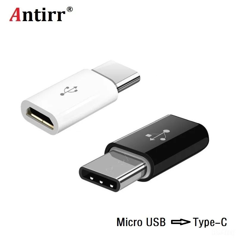 Кабель адаптер Antirr с Micro USB на C 3 1 конвертер Type для Xiaomi 4C Lg G5 Nexus 5x6p Oneplus2 Macbook