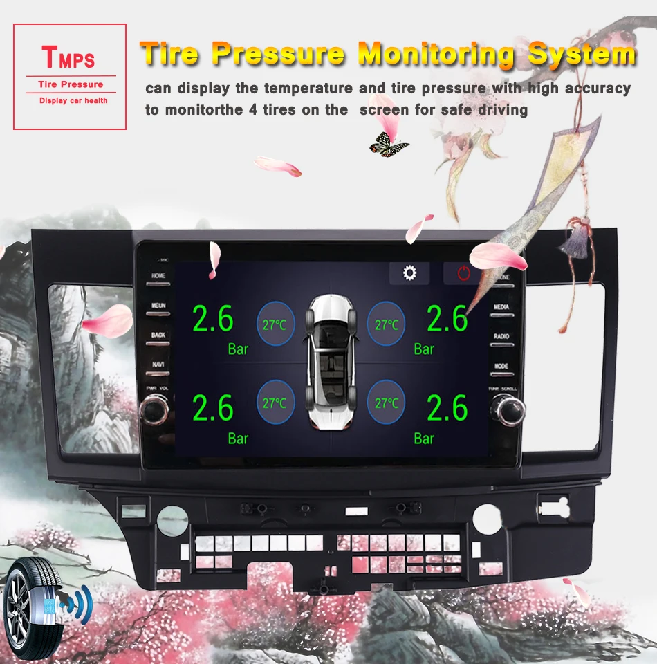 Top Android 9.0 car dvd Octa core for Mitsubishi Lancer  2008 2009 2010 11 2012 2013 2014 2015 car stereo navigator Autoradio player 13