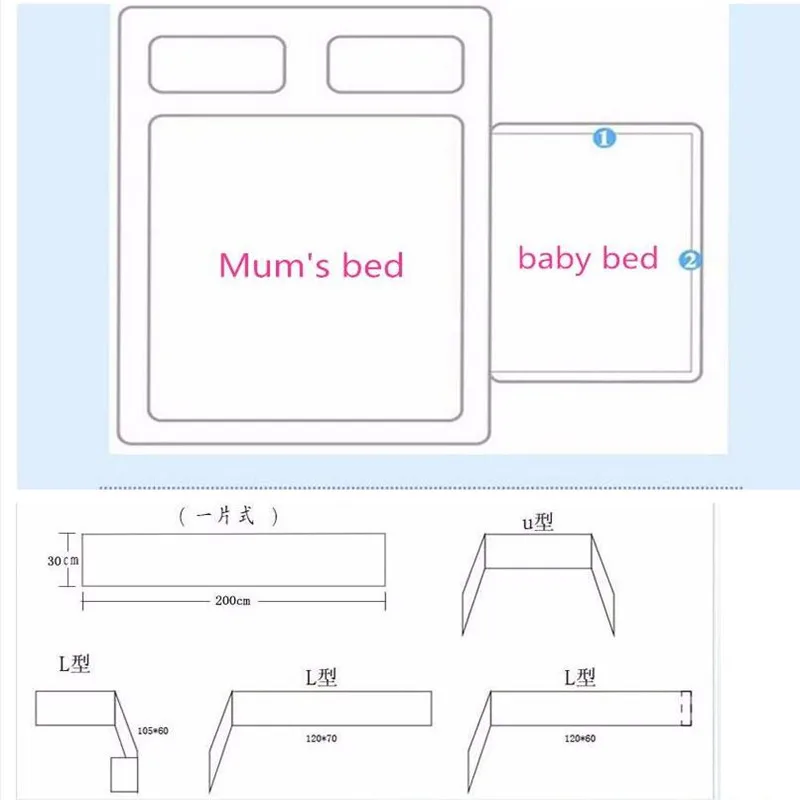 Бамперы для детской кровати, цельный Хлопковый чехол для новорожденной кроватки, защита для головы, бампер для детской кроватки, детское постельное белье 180*30 см