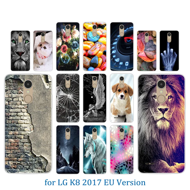 Чехол для LG K8 2017 с европейской версией 5 0 &quotдля X240 мягкие силиконовые чехлы
