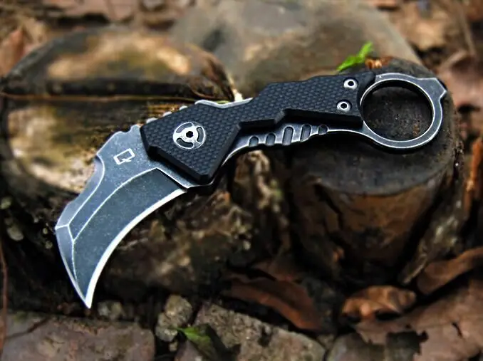 Нож karambit AUS-8 лезвие 59HRC G10 ручка складной нож хороший EDC инструмент открытый кемпинг выживания разведка карманный нож