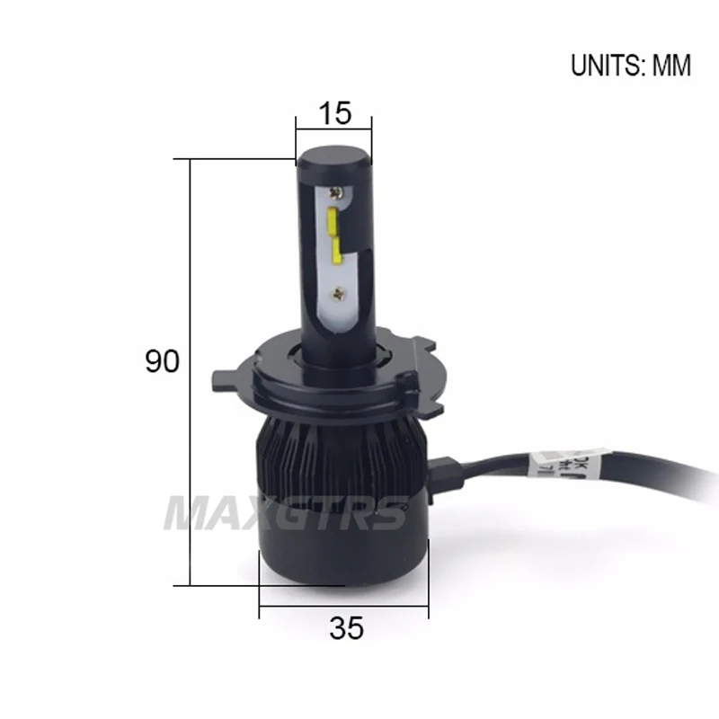 Светодиодный фара мотоцикла Conversion Kit H4 4000LM мотоцикл HS1 свет 36 Вт BA20D замена лампы для Ktm SX Exc Кафе Рейсер