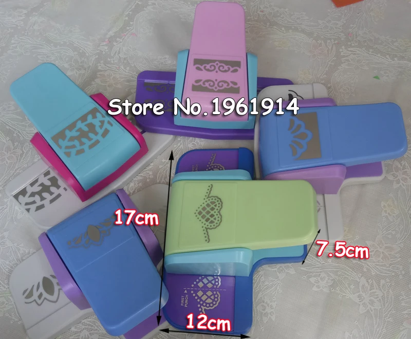 Новый необычный дырокол для краев цветочный дизайн рельефное тиснение Ручная