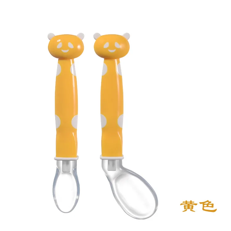 2 шт./компл. новые детские мягкие силиконовые ложки для кормления столовая ложка с