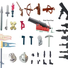 Новое оружие для ниндзя Дарт Вейдер Клон солдат полицейский Замок Рыцарь щит копье арбалет строительный блок