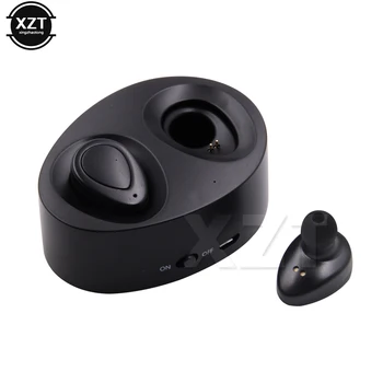 

Hot Sale Bluetooth 4.1 True Wireless Stereo Earphones Mini Handsfree Earbud with MIC Charging Box for iPhone 7 for Samsung