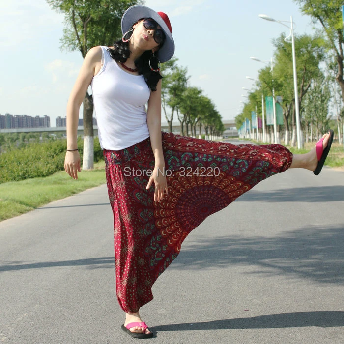 En Stock envío gratis Nepal de hindú nacionalista pantalones grandes  entrepierna pantalones pantalones casuales mujeres Boxi Mi India y  pakistán|trouser jeans plus size|pants slimmingpants winter - AliExpress