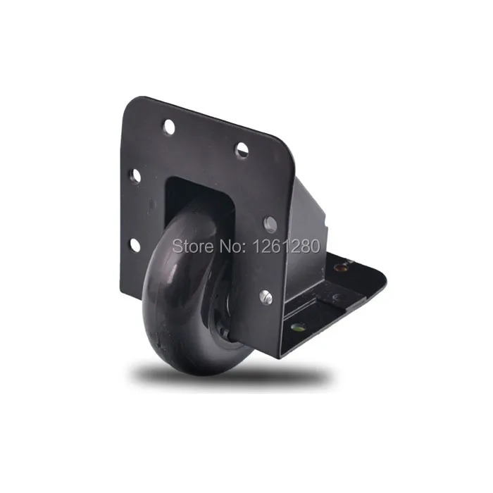 free shipping black wheel mute caster  wooden box wheel rod box built-in industrial wheel airbox toolcase bearing wheel hardware