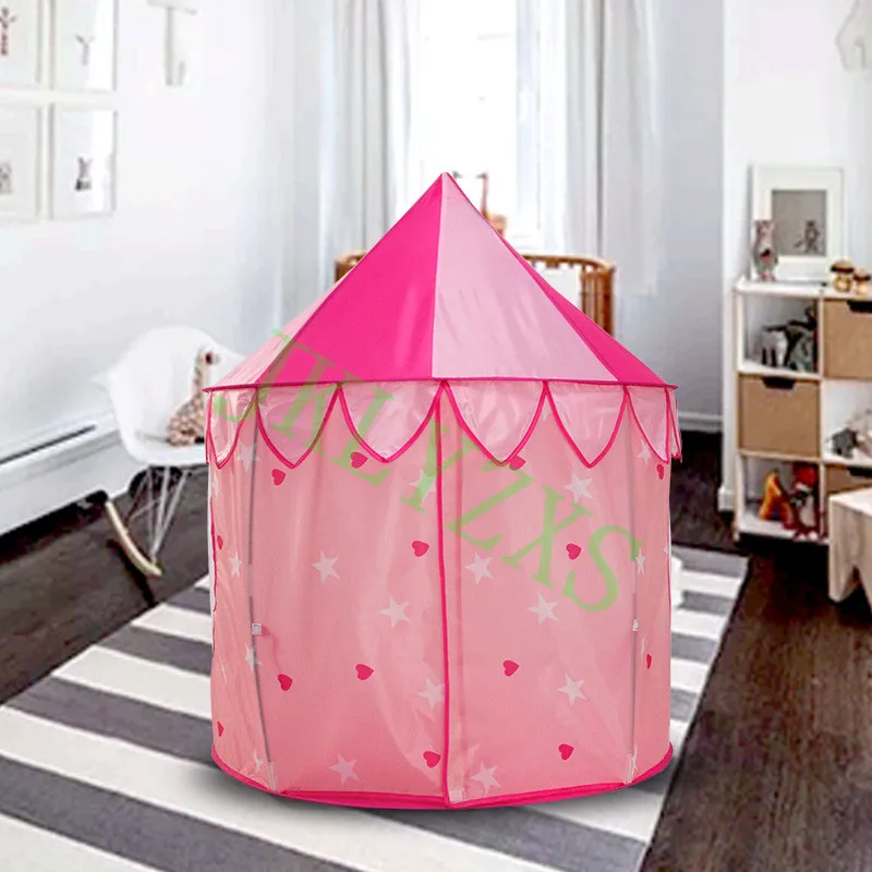 Детский замок розовая юрта палатка складная детская Крытая принцесса игровой дом