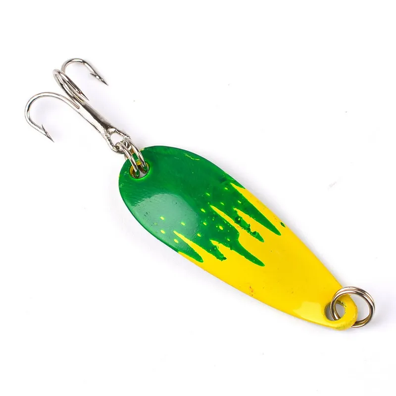 

1PC Metal Fishing Lure Spoon Spinner 6g Hard Bait spinnerbait Carp Wobbler Isca Artificial Fishing Tackle 10 Colors