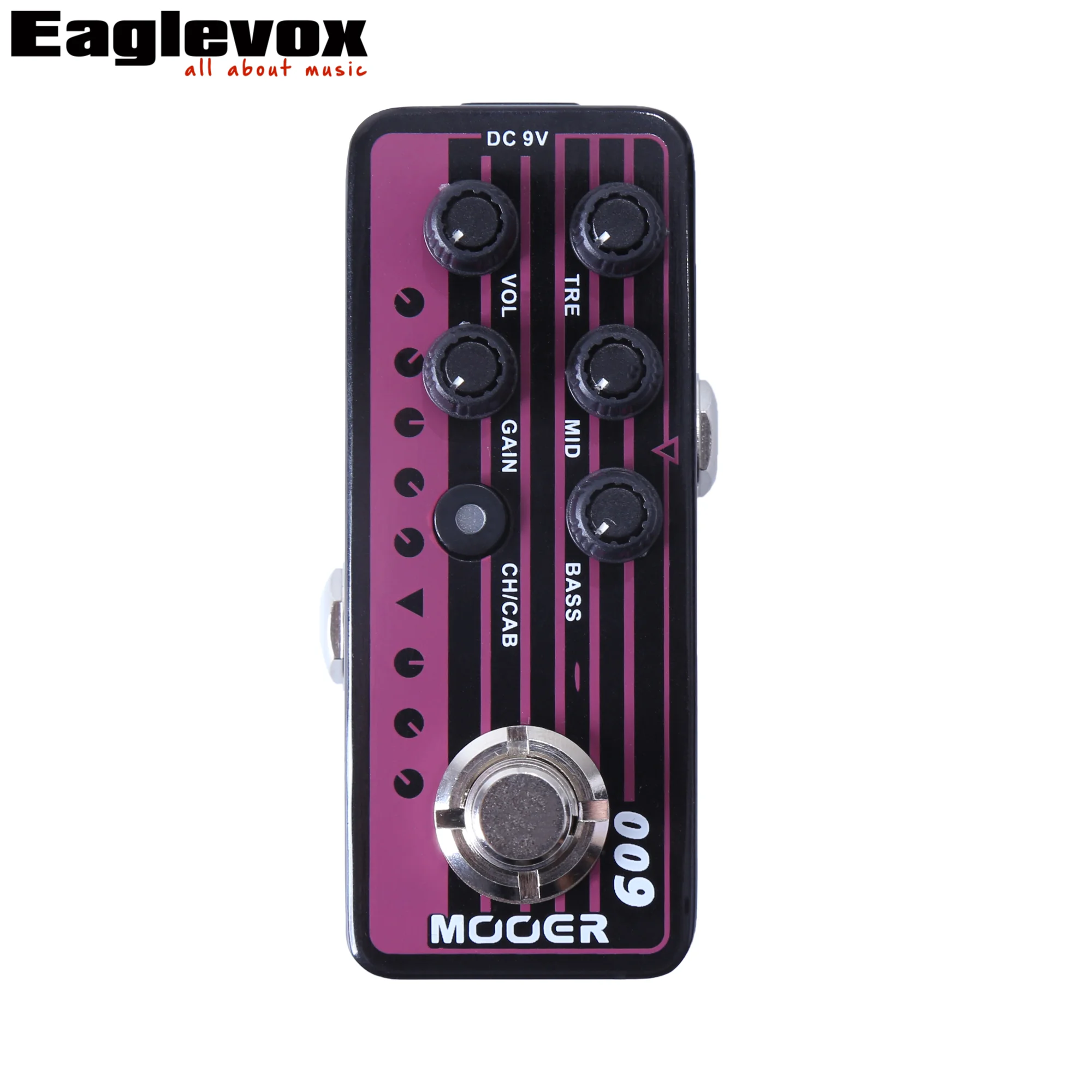 

Mooer 009 Blacknight Micro Dual Channel Preamp 3 band EQ Gain Volume Controls Dual Channel