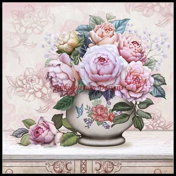 Needlework for embroidery DIY DMC High Quality - Counted Cross Stitch Kits 14 ct Oil painting - Vase with Flowers Needlework for embroidery DIY DMC High Quality - Counted Cross Stitch Kits 14 ct Oil painting - Vase with Flowers