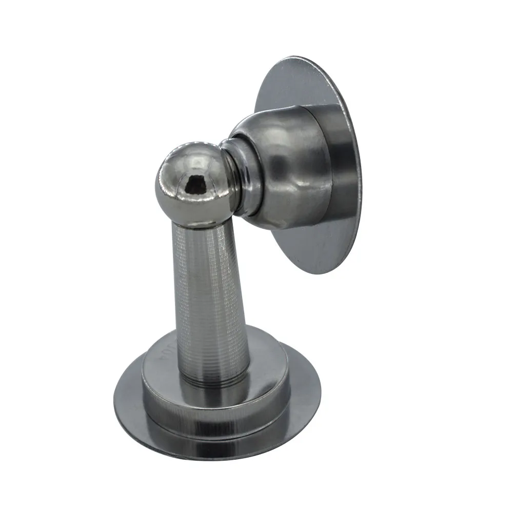

Stainless Steel Door Stops 55mm Base Dia. 3M Strong Glue Installation Furniture Door Catch for Door Gate Cabinet