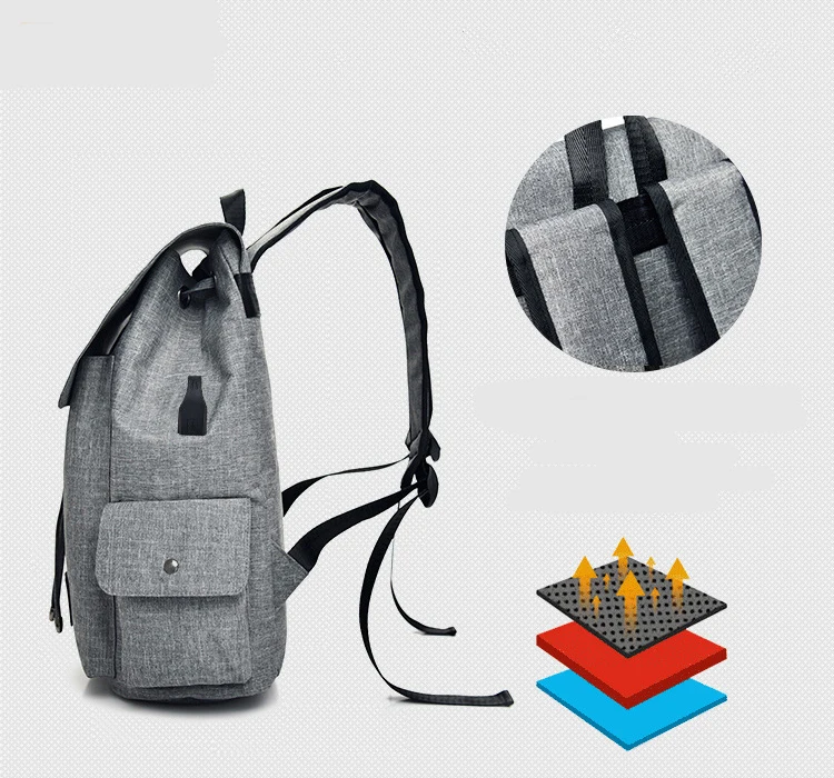 Горячая Для женщин мужчины рюкзак для ноутбука зарядка через usb компьютерный рюкзаки Повседневное большой Ёмкость школьные рюкзаки, сумки