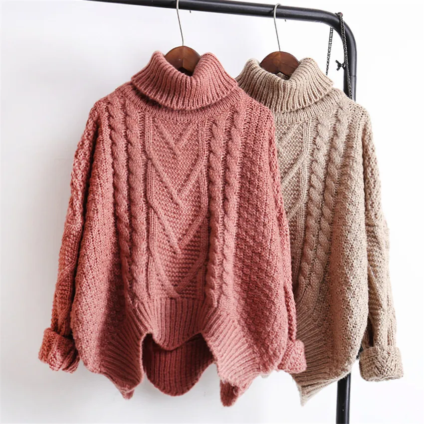 

Gowyimmes 2018 Autumn Casual Women Long Sleeve Sweater Lady Short Turtleneck Knitted Sweaters Pullover Winter Bottomings PD122