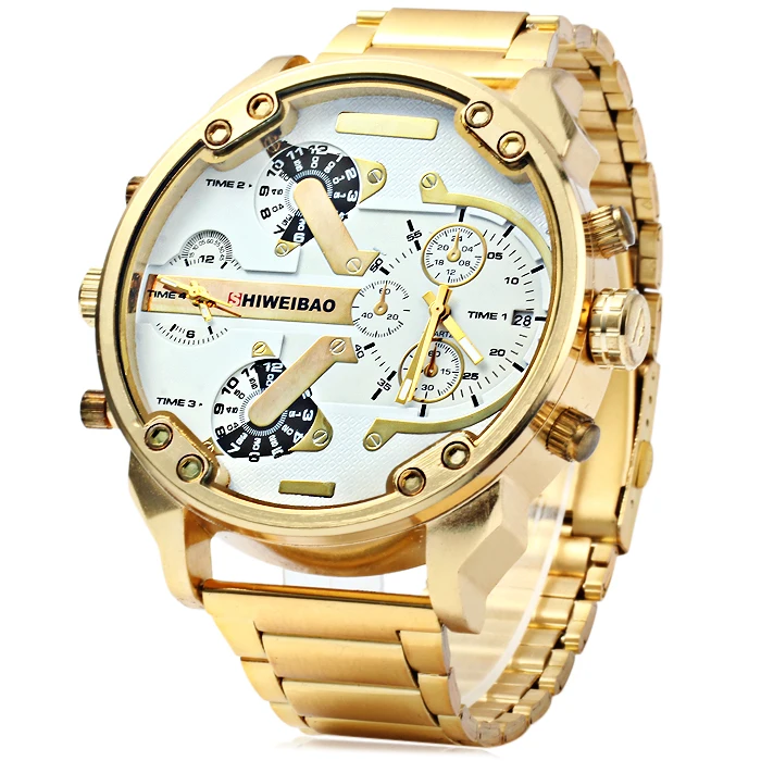 dz gold stainless steel band mens watches luxury brand quartz watch for men military relogio masculino (6)