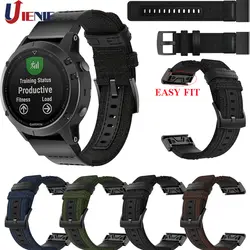 22 мм нейлоновый ремешок для часов Garmin Fenix 5/5 Plus/Forerunner 935/Instinct/Quatix 5 умный браслет с быстрой посадкой