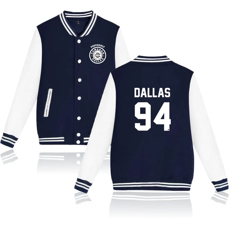 

Cameron Dallas Jackets Women/men Casual Print Long Sleeve Bomber Jacket Hipster Harajuku College Jacket Big Size 4XL
