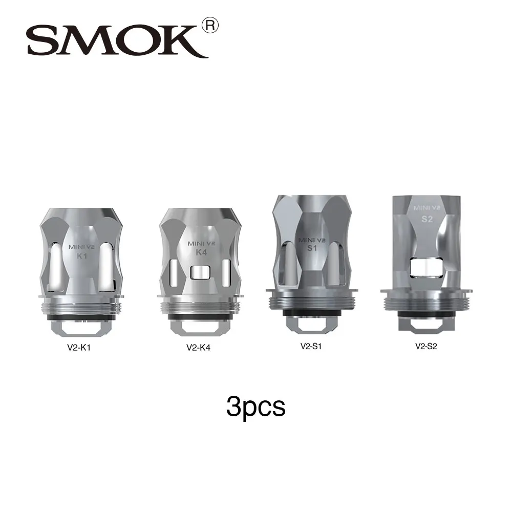 Goedkoop Originele 3 pcs SMOK TFV Mini V2 Coil voor SMOK TFV Mini V2 Tank Brengen U Ongekende Enorme   Dikke damp SMOK Vape Vaporizer