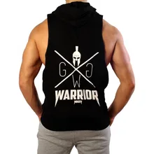 Жилеты для бега для Для мужчин тренажерный зал для обучения фитнесу без рукавов спортивный Быстросохнущий тело компрессия дышащая Спортивная жилетка с капюшоном, куртка