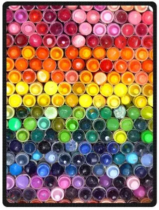 

Home Fashions design Fleece Blanket Throw 58" x 80" (Large) Size with Rainbow Crayon Background