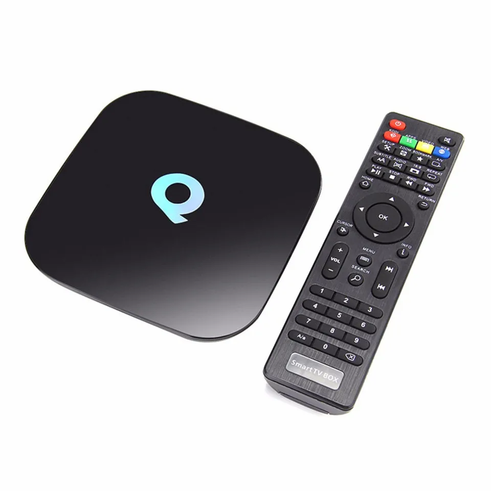 DHL FREE Hot QBox Android 6.0 Smart TV BOX Media player Amlogic S905X